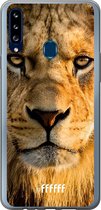 Samsung Galaxy A20s Hoesje Transparant TPU Case - Leo #ffffff