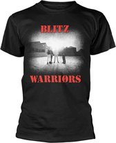 Blitz Heren Tshirt -M- Warriors Zwart