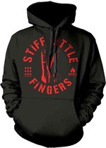 Stiff Little Fingers Hoodie/trui -XXL- Digits Zwart