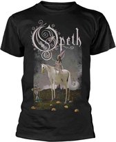 Opeth Heren Tshirt -L- Horse Zwart