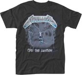 Metallica Heren Tshirt -XL- Ride The Lightning Zwart