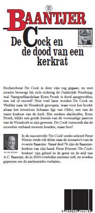 Baantjer 83 - De Cock en de dood van een kerkrat