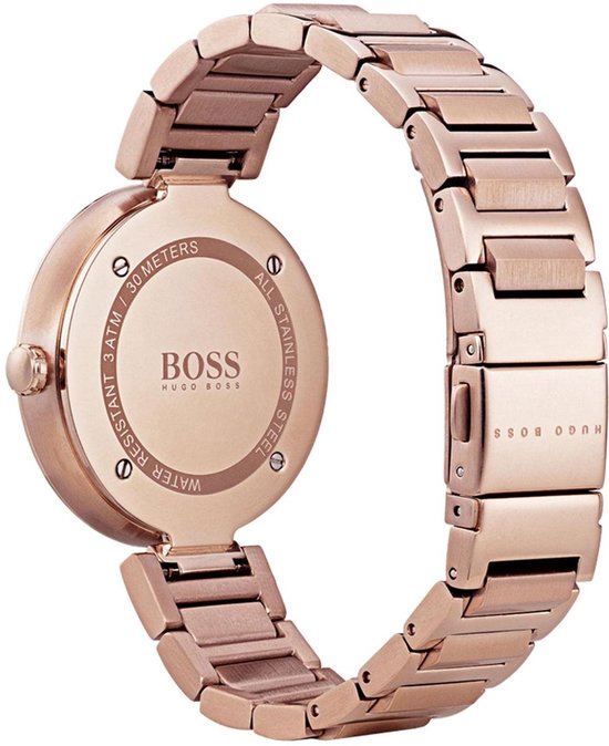 bol.com | Hugo Boss Allusion 1502418 Horloge - RVS - Rosékleurig - Ø 36 mm