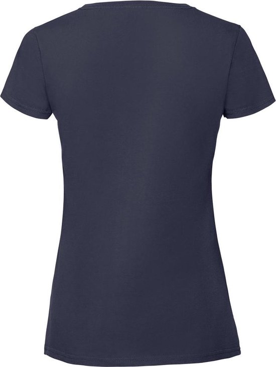 Fruit Of The Loom Women's Ringspun Premium T-Shirt – Soft Basic Tee, Abyss Blue, Short Sleeve, Machine Washable