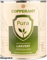 Copperant Pura Lakverf Hoogglans Wit 2,5 liter
