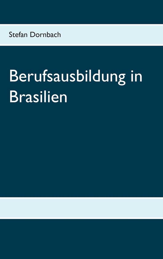 Berufsausbildung in Brasilien - cover