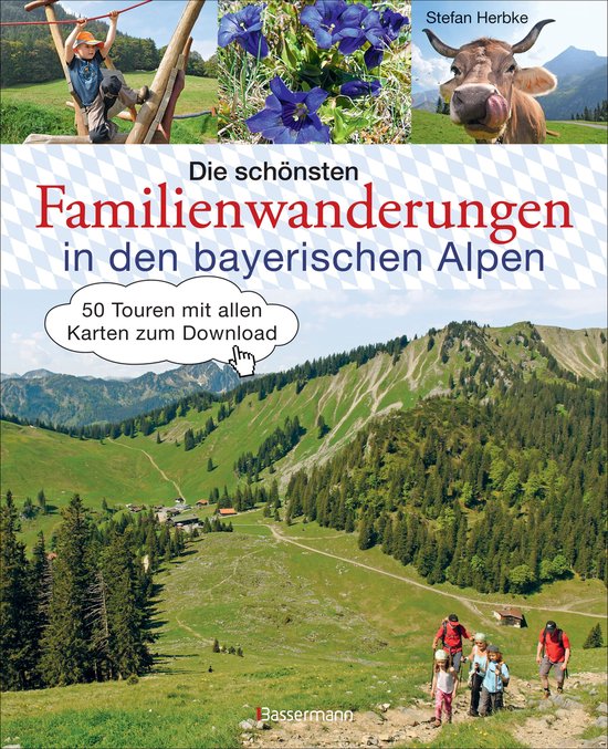 Die schönsten Familienwanderungen in den bayerischen Alpen - cover
