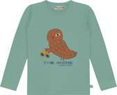 Smitten Organic 'It's Owl Adventure'  T-Shirt - Maat 86