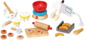 Goki - Houten poppenhuis - Bak accessoires - 22-delig