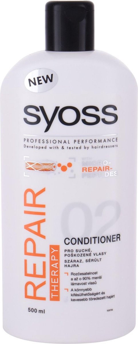 Syoss - Regenerating Balsam for Dry, Damaged Hair Repair (Conditioner) 500 ml - 500ml