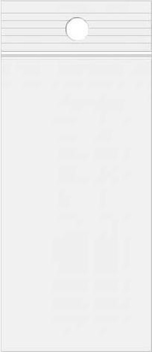Kristalheldere Gripseal zakken met Rond Ophanggat 64 x 178cm (100 Stuks) [ZR2H7]