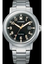 Citizen  Horloge - Citizen heren horloge - Zwart - diameter 42 mm - roestvrij staal