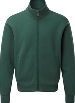 Russell Heren Authentiek Sweatshirt-jasje met volledige ritssluiting (Fles groen)