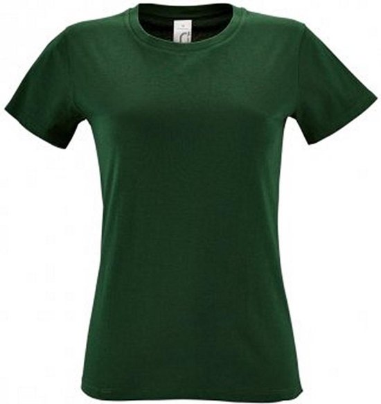 SOLS Dames/dames Regent T-Shirt met korte mouwen (Fles groen)