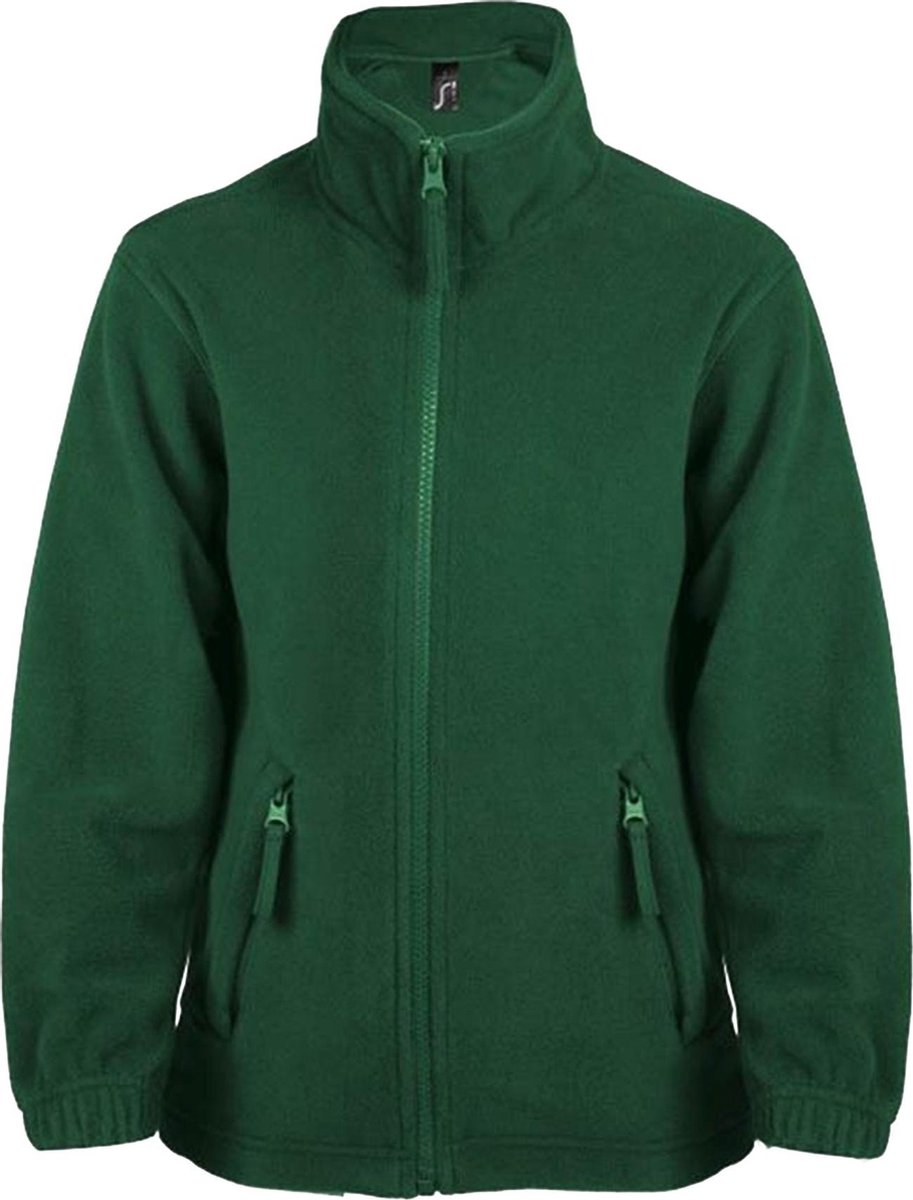 SOLS Kinderen/Kinderen North Zip-Up Fleece Jacket Bosgroen