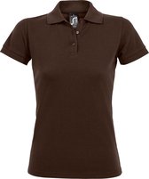 SOLS Ladies / Ladies Prime Pique Polo Shirt (Chocolat)