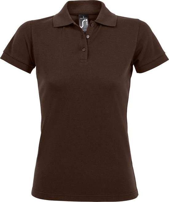 SOLS Dames/dames Prime Pique Polo Shirt (Chocolade)