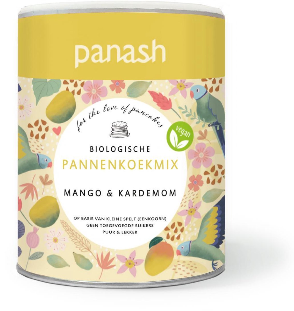 Panash Mango & Kardemom pannenkoekmix - biologisch & vegan - geen e-nummers - 400 gram pannenkoekmix - Panash