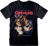 Gremlins Heren Tshirt -XL- Homeage Style Zwart