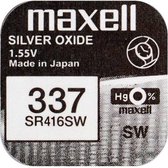 1x batterij Maxell 18293900 huishoudelijke batterij Wegwerpbatterij SR416SW Zilver-oxide (S)