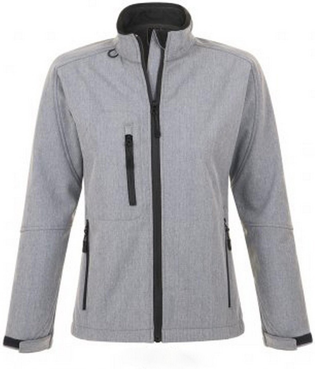 SOLS Dames/dames Roxy Soft Shell Jacket ademend winddicht en waterbestendig Grijze Mergel