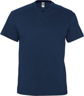 SOLS Herenoverwinning V Hals Korte Mouw T-Shirt (Marine)