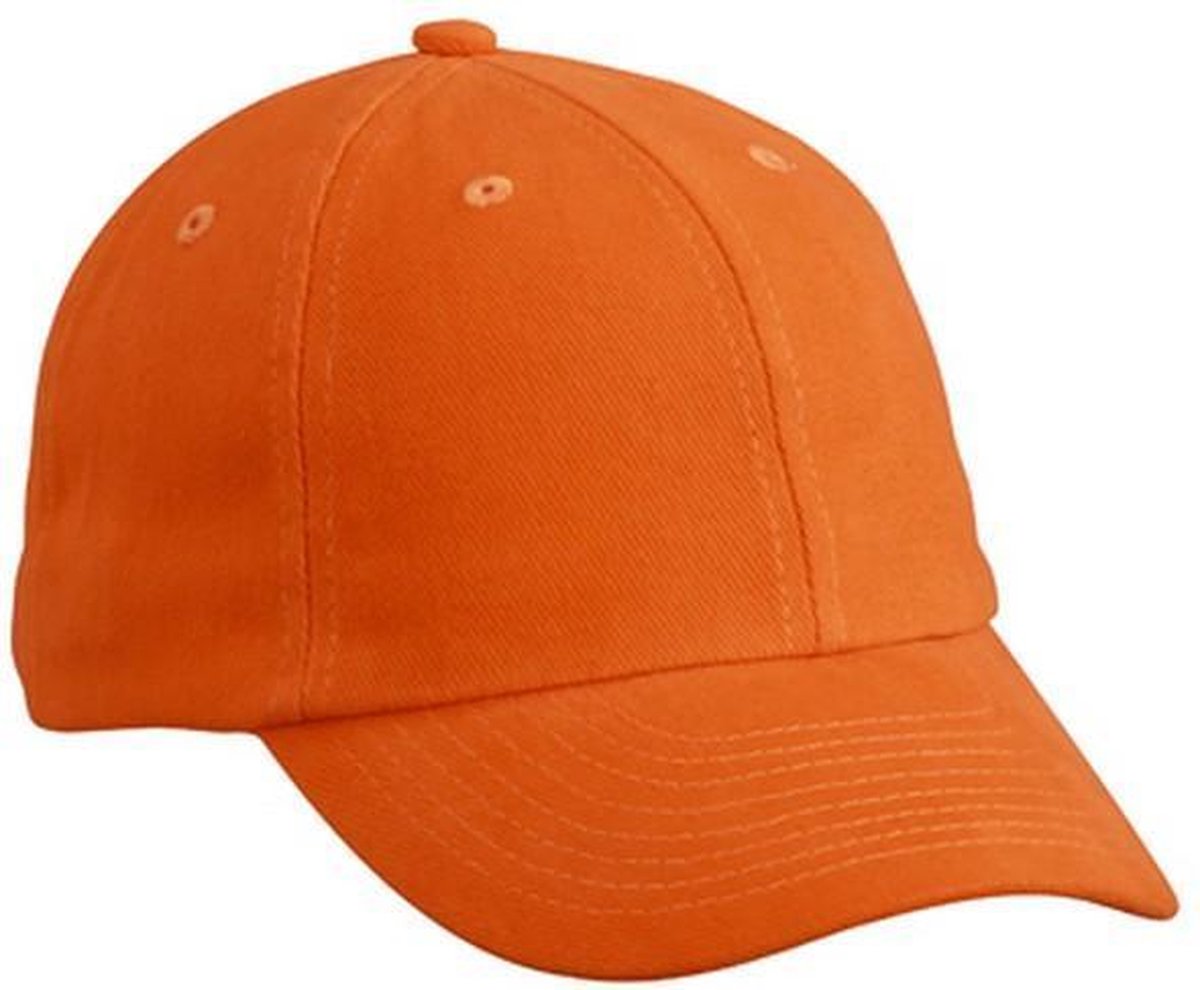 Myrtle Beach Volwassenen Unisex 6 Panel Raver Cap (Donker Oranje)