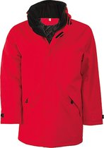 Kariban Heren Parka Performance Jacket (Rood/zwart)