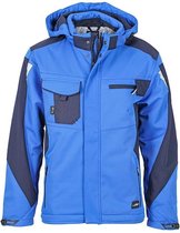 James and Nicholson Uniseks handwerkslieden Softshell-jasje (Royal Blue/Navy)