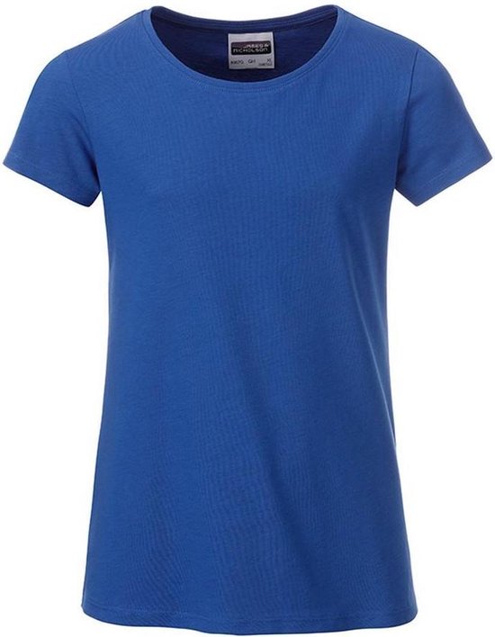 T-shirt Basic Filles James and Nicholson (bleu royal)