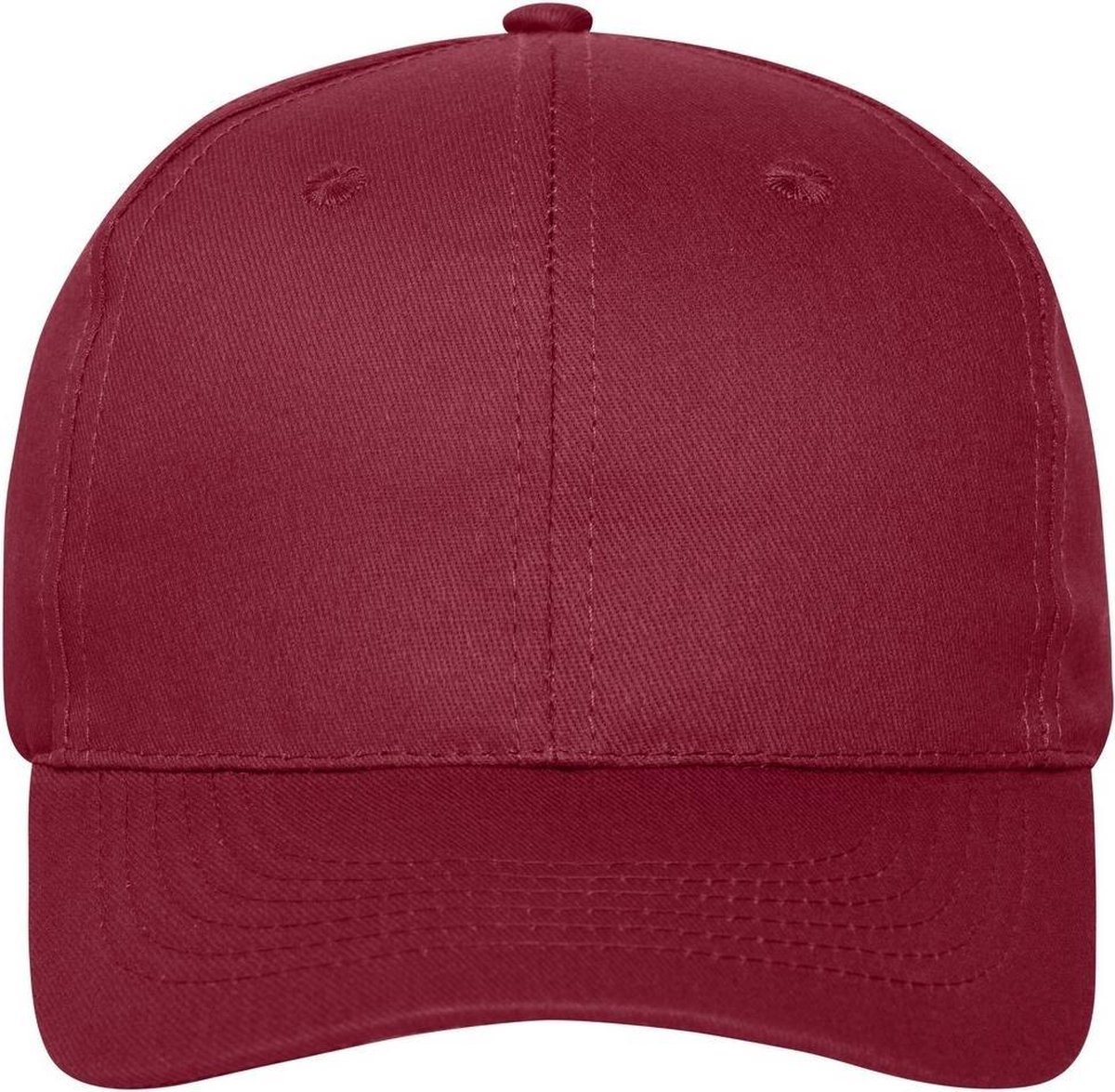 Myrtle Beach 6 Paneel Organic Cotton Cap (Bourgondië)