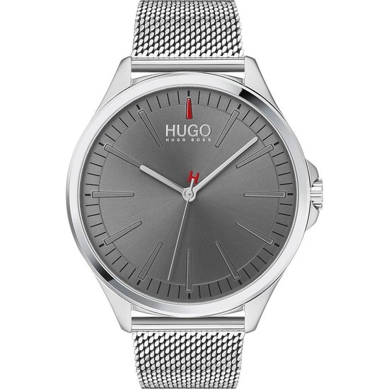 Hugo Smash 1530135 Horloge - RVS - Zilverkleurig - Ø 43 mm