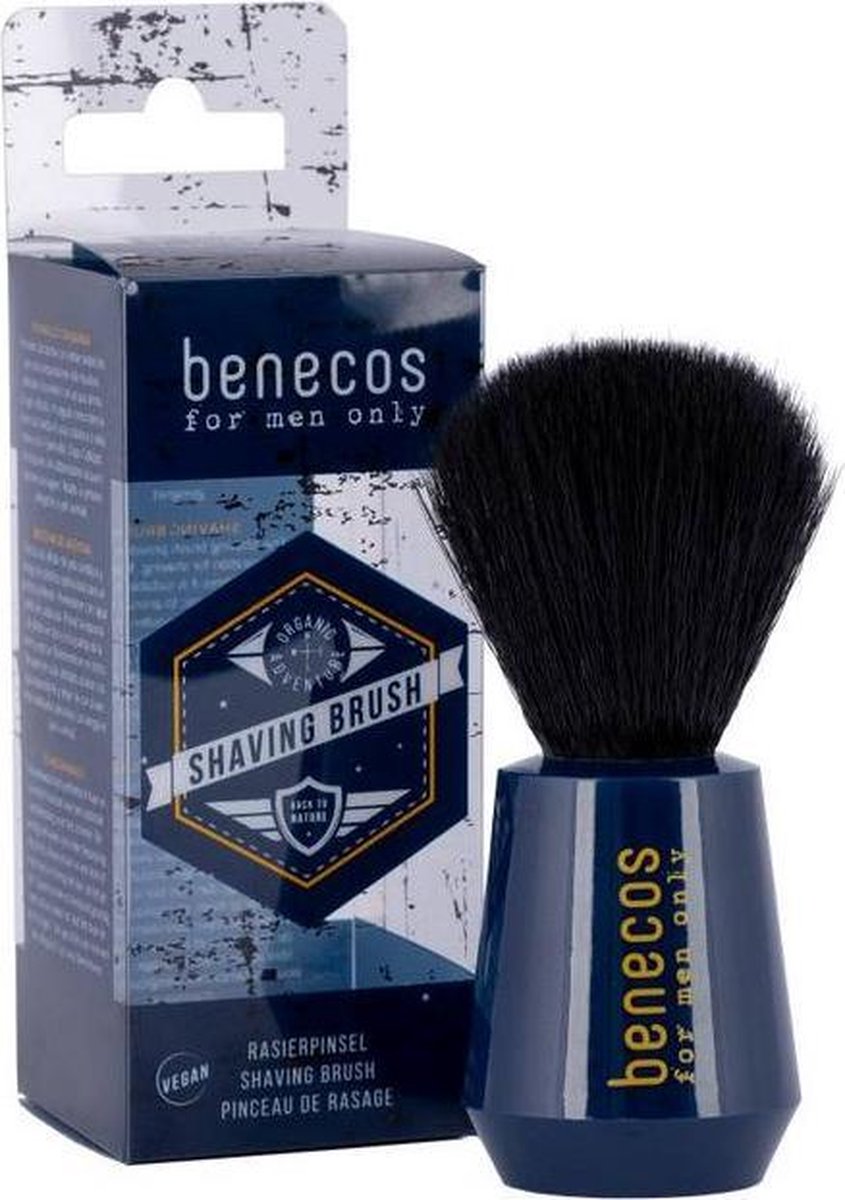 Bol.com Benecos natural beauty Natural for men only shaving brush - scheerkwast 1 Stuks aanbieding