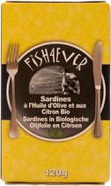 Fish 4 Ever Sardines olijfolie citroen 120 gram
