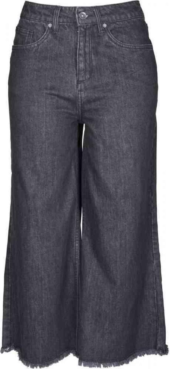 Urban Classics Women Trousers Ladies Culotte Washed-S Zwart