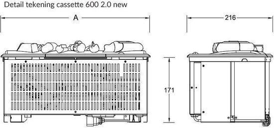 Dimplex Cassette 600 LED 2.0 Eco | bol.com