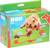 Pet Toys Hondenspeelset 41 Cm Sisal Oranje 4-delig