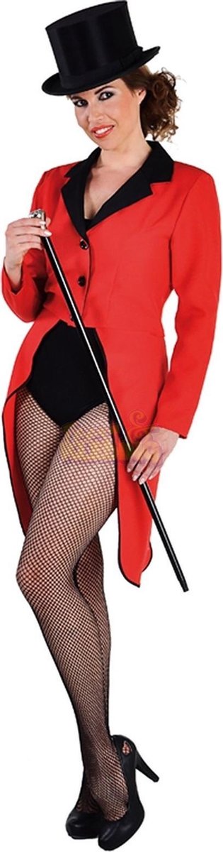 Magic Design Slipjas Cabaret Dames Polyester Rood Maat 46