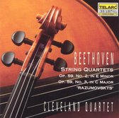 Beethoven: String Quartets Op 59 no 2-3 / Cleveland Quartet