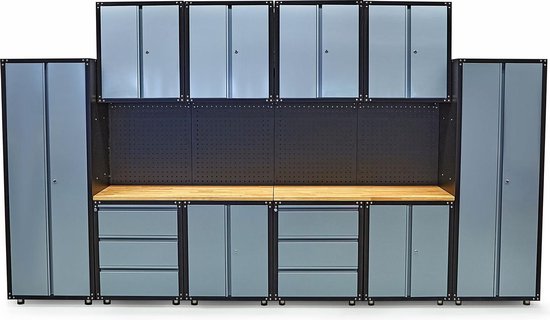 HBM Modulair Werkplaats Systeem 16 Delig