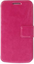 Samsung Core Plus bookcase leer hoesje hoesje - Roze