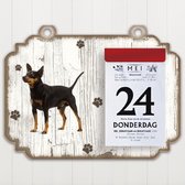 Scheurkalender 2023 Hond: Dwergpincher
