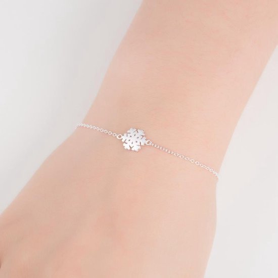24/7 Jewelry Collection Sneeuwvlok Armband - Zilverkleurig - Amodi