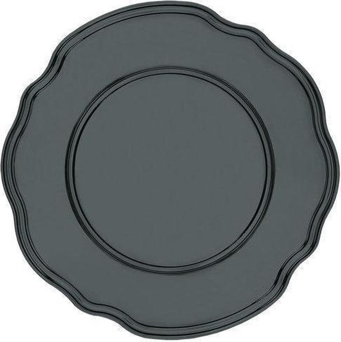 Baci Milano Baroque & Rock Onderbord - Ø 33 cm - Grijs