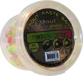 Albatros Trout Style Rainbow Glitter Pastebait - 50 gram - Foreldeeg Regenboog