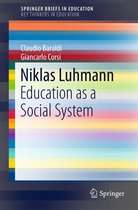 SpringerBriefs in Education - Niklas Luhmann