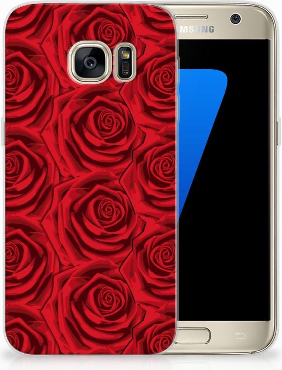 Samsung Galaxy S7 TPU Case Red Roses
