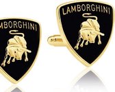 Montebello Manchetknopen Lamborghini - 316L Staal - Autologo - 19x22mm