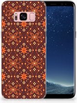 Siliconen Backcover Samsung Galaxy S8 Batik Brown