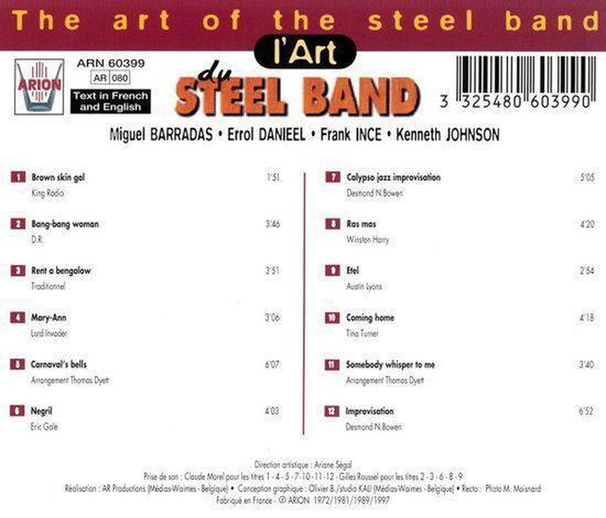 L'art Du Steel Band